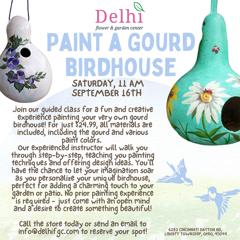 Paint a Gourd Birdhouse